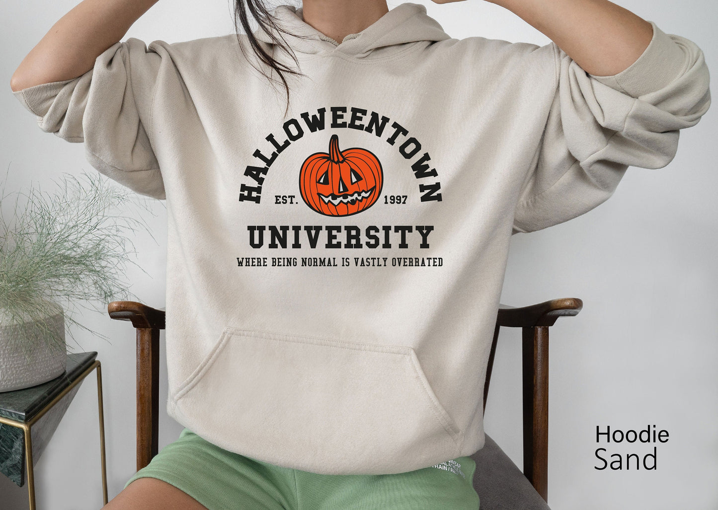 Halloween School Hoodies,Halloween Sweatshirt,Halloweentown University Sweatshirts,Funny Fall Sweater,Trendy Hallooween Party Costumes,C6133