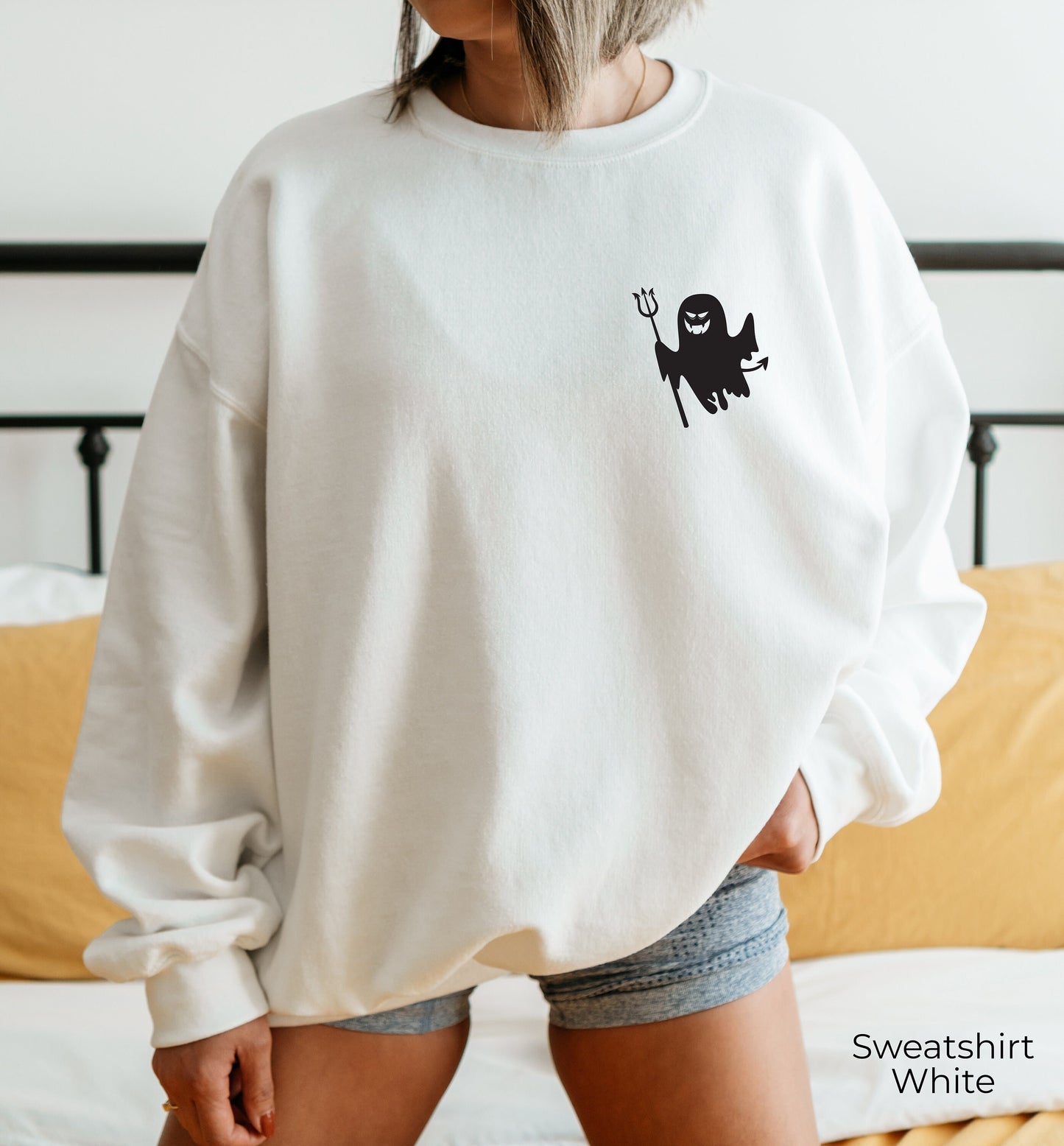Halloween Ghost Sweatshirt,Cute Halloween Shirts,Funny Halloween Spooky Tshirt,Trendy Halloween Party Tee,Gift For Halloween T Shirts,C7054