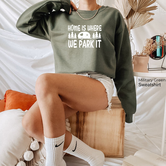Camping Sweatshirt, Camp Life Shirt, Campfire Shirt, Silhouette, Vacation Shirt, Camping Life Shirt, Adventure Sweatshirt, C6213
