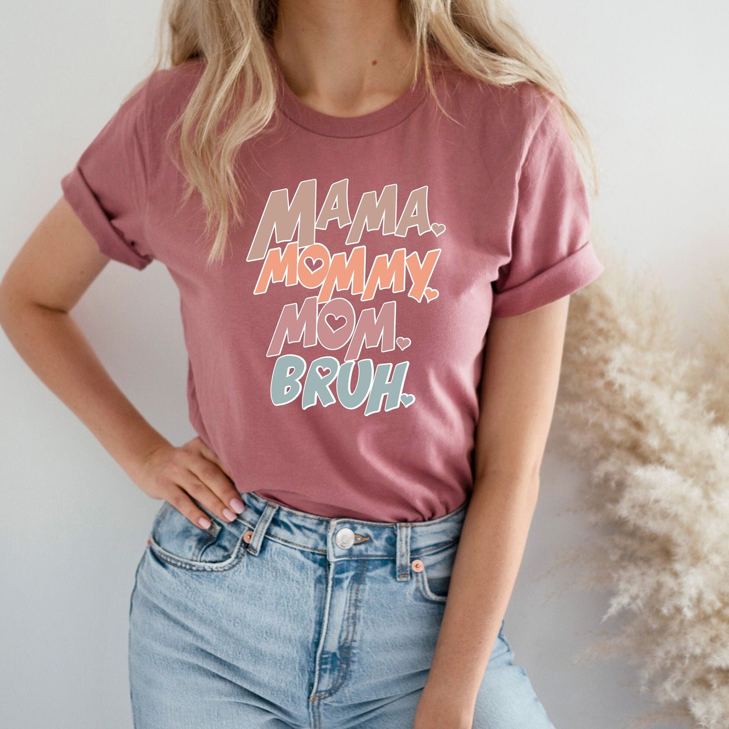 Mama Mommy Mom Bruh Shirt,Cool Mom Tank Tops,Cute Sarcastic Mom Racer Back,Funny Sarcasm Mom Gift,Trendy Quotes Tee,Mom Birthday Gifts,C7072