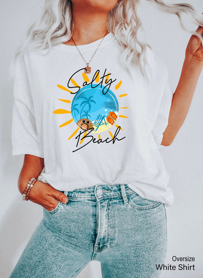 Salty Beach Shirt, Summer Shirt, Summer Trips Shirt, Beach Vacation Shirt,Vacay vibes Shirt, Girls Trip,C7088