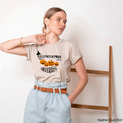 Halloween School Shirt,Halloween RAcerback, Halloweentown University Shirt, Funny Fall Tee, Fall Shirt, Pumpkin Spice Shirt, C7020