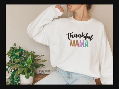 Thankful Mama Shirt, Thanksgiving Tee, Thankful Shirt, Thanksgiving Shirt Women, Womens Thanksgiving Shirt, Thankful Tshirt, C5982