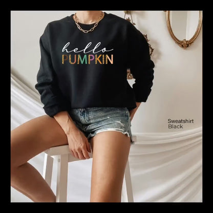 Hello Pumpkin Shirt, Thanksgiving Shirt, Thankful Shirt, Thanksgiving Tee, Grateful Shirt, Fall Shirt, Fall Teacher Shirt,C6057