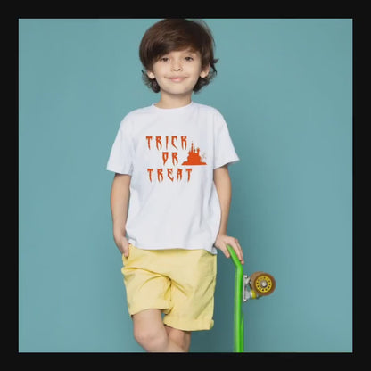 Trick or Treak Kids Shirt,Halloween Youth Shirt,Halloween Toddler Shirt,Halloween Baby Bodysuit,Halloween Kids Swaetshirt,Boo Kids,C5290K