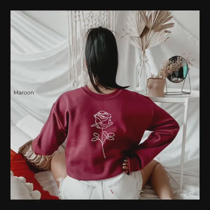 Custom Birth Month Flower Sweatshirt, Birthday Flower Shirt, Birth Month Flower Shirt, Customized Birthday Month Shirt, Birthday Gift, C5746