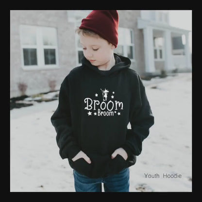 Broom Kids Sweatshirt,Halloween Kids Swaetshirt,Halloween Youth Hoodie,Halloween Toddler Sweatshirt,Boo Kids,C5332K