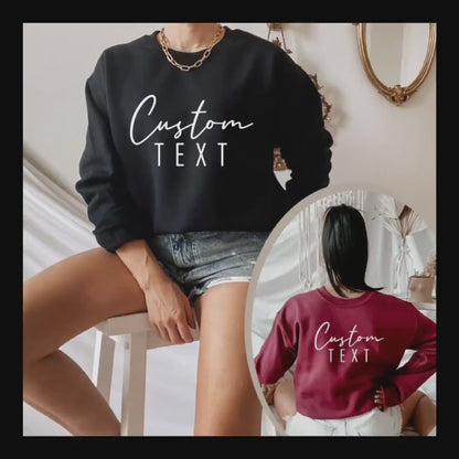 Custom Long Sleeve Shirt,Personalized Long Sleeve shirt,Unisex Custom Long Sleeve ,Custom Hoodie,Custom Sweatshirt,Personalized Gift,C7081