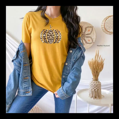 Leopard Pumpkin Shirt, Cheetah Pumpkin Shirt,Thankful Grateful Blessed Shirt,Thanksgiving Shirt Fall Shirt, Fall Teacher Shirt,C5980