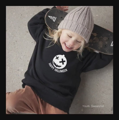 Custom Halloween Kids Sweatshirt, Halloween Kids Shirt,Halloween Baby Bodysuit,Halloween Youth Hoodie,Trick or Treat,C5901K